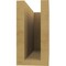 Ekena Millwork 4in. W x 8in. H x 12in. L Block Woodgrain TimberThane Rafter Tail, Primed Tan RFTUR04X08X12BLKRCPR - alternate 4